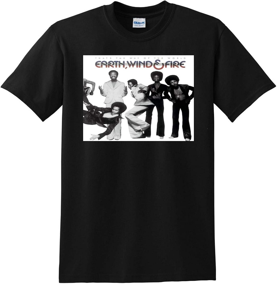 Res *New* Earth Wind and Fire T Shirt Thats The Way of The World S M L Or XL Black Amazon.co