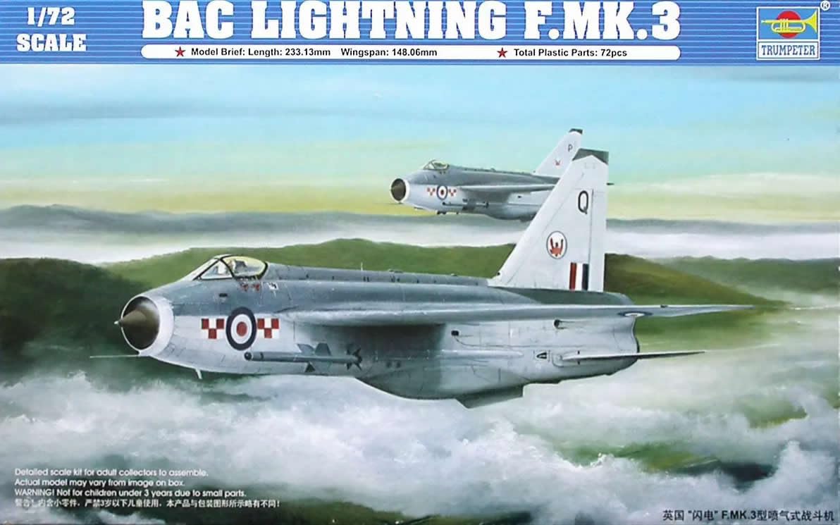 Trumpeter 1:72 - BAC/EE Lightning F.3