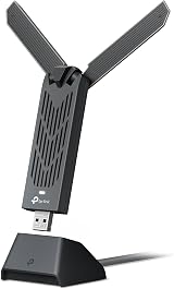 TP-Link Archer TBE400UH BE6500 WiFi 7 USB Dongle Tri-Band 6 GHz 5 GHz 2.4 GHz view 3