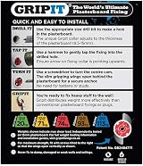 Gripit Red Plasterboard Fixings Pack of 8 Heavy Duty 74kg UK Designed view 7