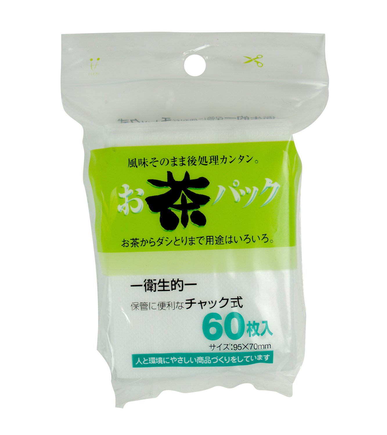ゼンミ ホワイト お茶パック60枚入(厚タイプ) 国産商品画像