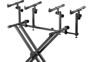 OnStage KSA8500 Deluxe Keyboard Tier, Black