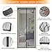 Magnetic Screen Door with Heavy Duty Curtain and Full Frame Velcro Fits Door (39