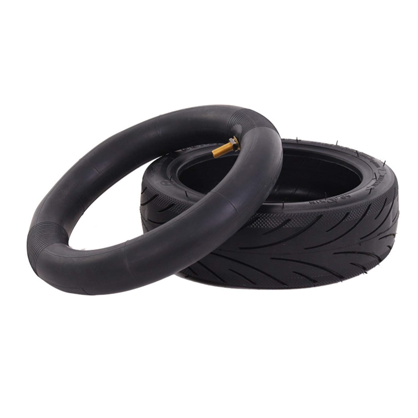 Kisbeibi Electric Scooter Tires, 60/70-6.5 Scooter Replacement Tires Electric Bike Inflatable Tyre & Inner Tube Tire Set for Ninebotmax MaxG30 Balance Scooter(Black Inner Tube + Outer tire)