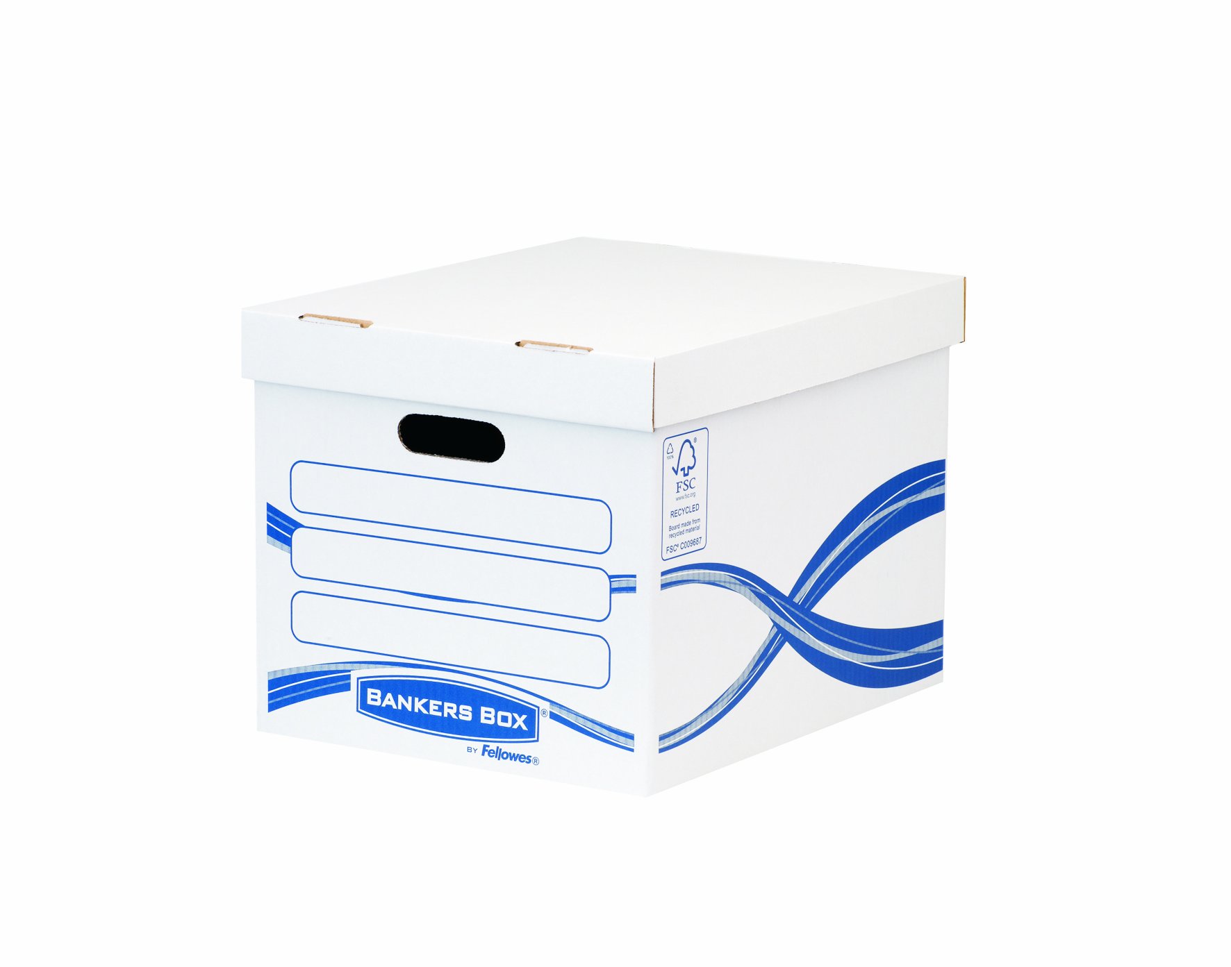 Bankers Box Basic Standard Cardboard Archive Storage Box (Externals: H29 x W32.1 x D39.1cm) Pack of 10