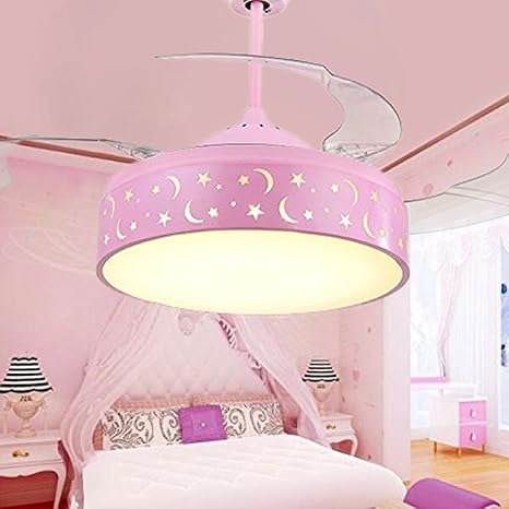 Pink Chandelier Ceiling Fan