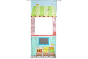 HABA Doorframe Play Store - Space Saving Pretend Play Grocery Shop - Fits in Most Doorways
