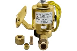 4040 Humidifier Solenoid Valve 10006735 for Aprilaire 400, 500, 600 and 700 Series Whole House Humidifier 24V (Orifice 07/16)