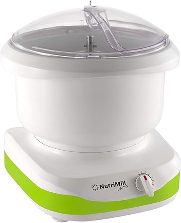 Amazon Com Nutrimill Artiste Kitchen Stand Mixer Lime Green Trim