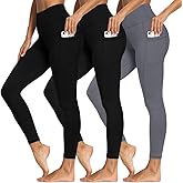 High Waisted Leggings for Women - Soft Athletic Tummy Control Yoga Pants for Cycling Dance Tights