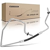 A-Premium Upper Automatic Transmission Oil Cooler Line Hose Assembly Compatible with Chevrolet Silverado 1500, Tahoe, Suburba