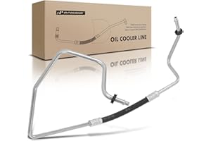 A-Premium Upper Automatic Transmission Oil Cooler Line Hose Assembly Compatible with Chevrolet Silverado 1500, Tahoe, Suburba