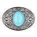 Huabola Western cowboy belt buckle Turquoise