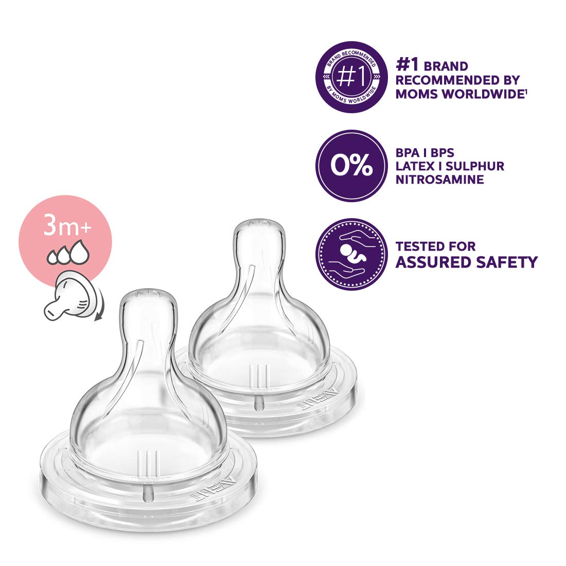 avent nipple stages