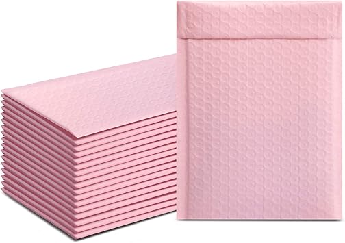 Amazon Com Tomvyter 25pcs 8 5x12 Bubble Mailers Sakura Pink Padded Envelopes Self Seal Lined Wrap Poly Bubble Bags For Mailing Packaging Shipping Inside Size 8 5x11 Office Products
