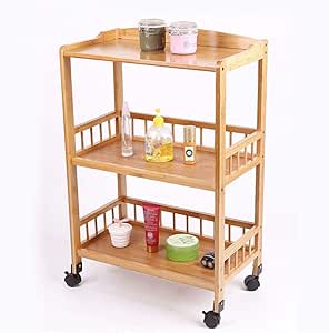 Y.H_Super Kitchen Islands & Carts Carrito de bambú para la Cocina con