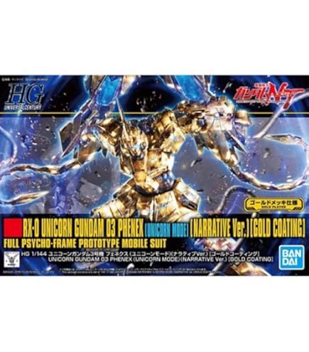Amazon.com: Bandai 1/144 RG RX-0 Unicorn Gundam Unit 3 Phenex