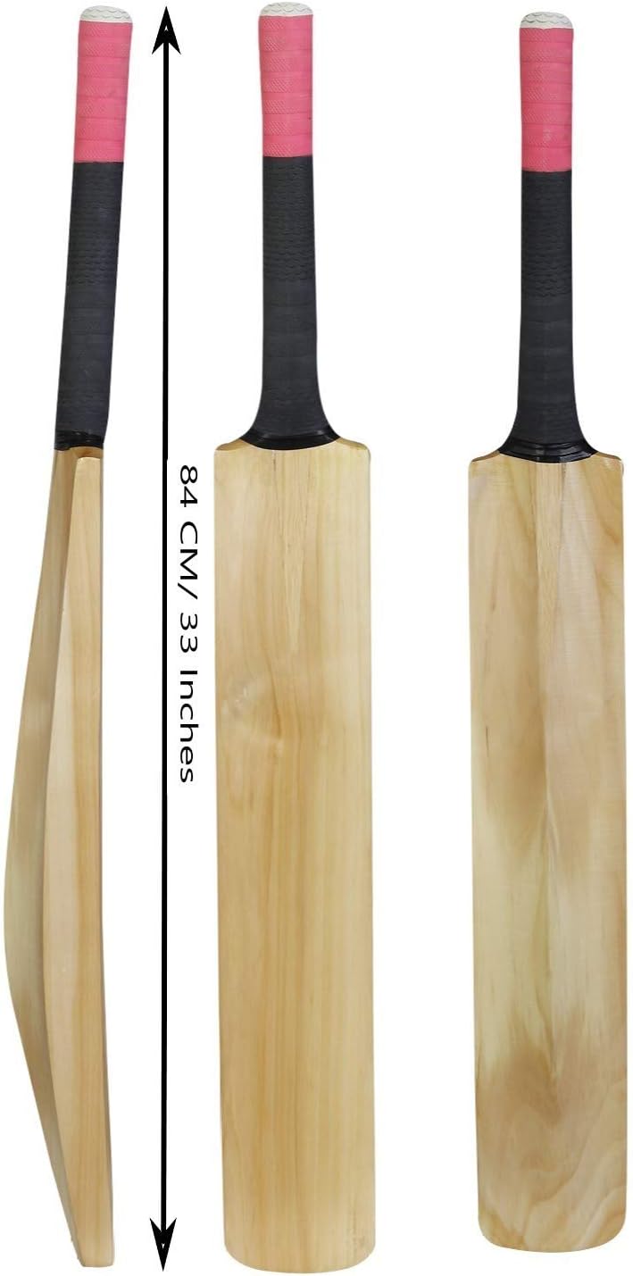 JLG Kashmir Willow Full Cane Handle Cricket Bat