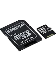 Kingston SDCS/64GB Canvas Select Scheda MicroSD 64 GB, Velocità UHS-I di Classe 10 fino a 80 MB/s in Lettura, con Adattatore SD