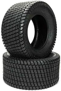 Set of (2) 23x10.5-12 23x10.50x12 23/10.5-12 Turf Tires P332 4PR Tubeless Lawn Mower Golf Cart Garden Tires