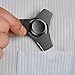 Fidget Spinner, LightBiz Metal Hand Finger Tri Spinners High Speed 1-5 Min Spins (Black)