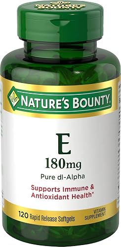 Nature's bounty Pure dl-alpha vitamin E - 400iu other ingredients: gelatin, glycerin, soybean Oil. (074312017513)