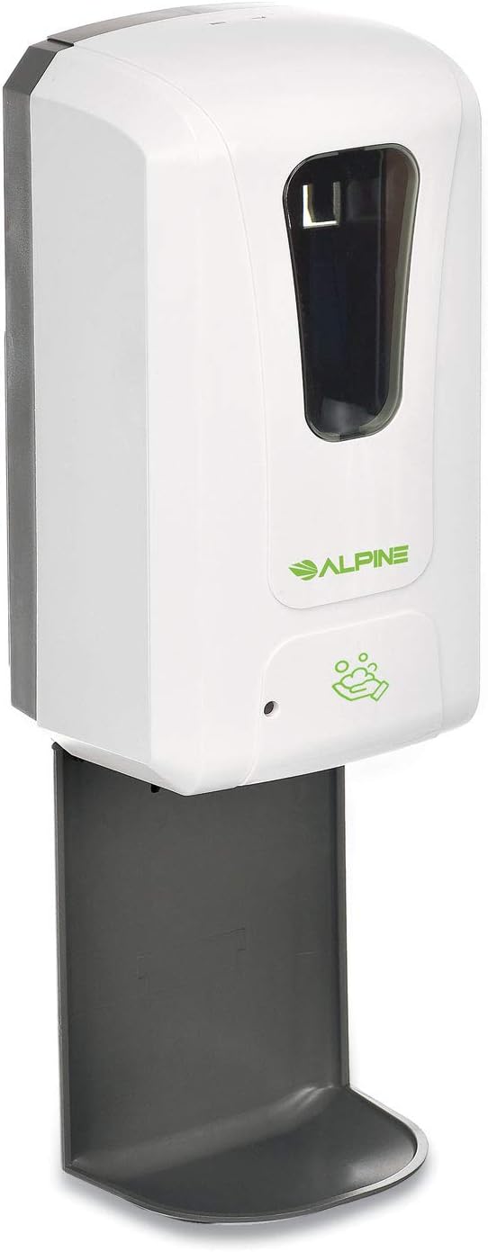 Alpine Automatic Hand Sanitizer Dispenser - Touchless Soap Dispenser with Drip Tray for Restaurant, Hospital, School, Hotel, Kitchen and Bathroom -1200mL Foam: Health & Personal Care