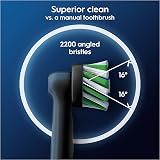 Oral-B Pro Cross Action Replacement Toothbrush Heads 4 Pack Black view 4