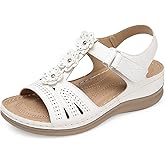 SHIBEVER Wedge Sandals for Women Dressy: Comfortable Summer Platform Casual Dress Women Sandal