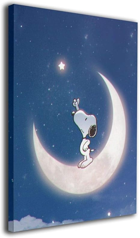 Amazon スヌーピー Snoopy アートパネル インテリア ポスター イラスト 高精細ジークレープリント画 モダン ポスター アートキャンバス 装飾画 フレームなし キャンバス 絵画 アートボード モダン絵画 飾り絵 ファッションポスター おしゃれ かわいい 人気 壁の絵 壁掛け