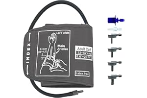 Lqucwepp Extra Large Blood Pressure Cuff,Premium Blood Pressure Monitor Cuff Compatible,Replaceable,22-52cm Circumference for