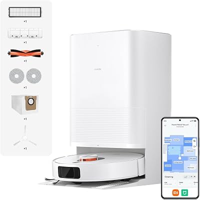 Robot Vacuum X20 Pro- Robot Aspirador y fregasuelos con Sistema Inteligente de navegación láser (LDS), succión de 7000 Pa, rutas de Limpieza en Zigzag, Blanco (Versión ES)