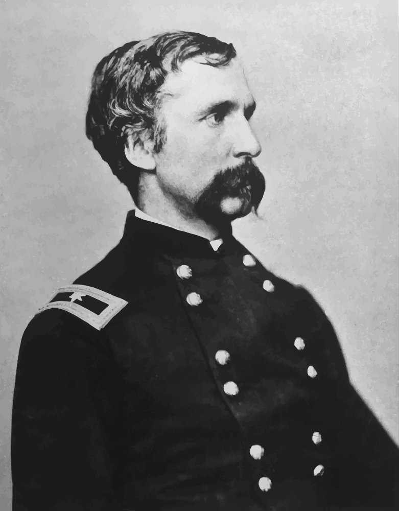Posterazzi Digitally restored vector portrait of General Joshua Lawrence Chamberlain Poster Print (12 x 16)