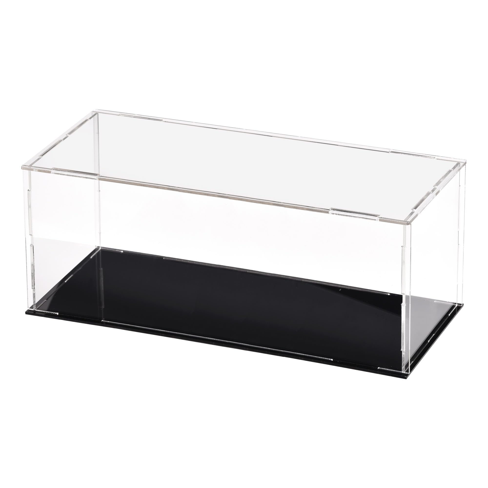 Unifizz Acrylic Clear Display Case Box Dustproof Protection Showcase Cube Collectibles Show Box 9.8x3.9x3.9inch