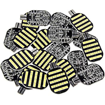 Super Bright 921 LED Bulbs for RV Indoor Lights Camper Trailer Motorhome Marine Boat Dome Interior Light (Pack of 20, 6000K White)