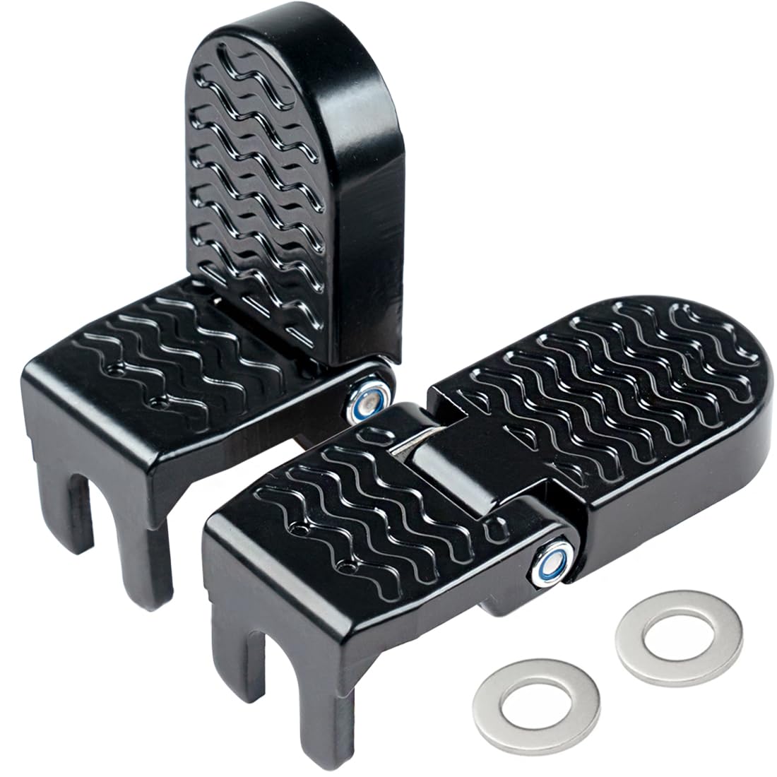 Photo 1 of 2PCS 15MM U Slot Bike Rear Pedals,Aluminium Alloy Bicycle Bike Peg, Non-Slip Ebike Pegs for Passenger, Folding Bike Rear Pedals for E-Bike, Mountain Bike,Road Bike, BMX Accessories