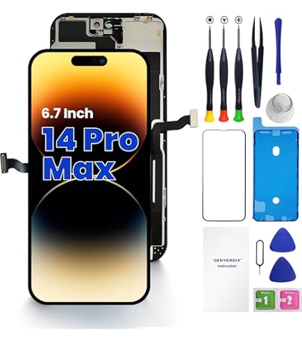 Amazon.com: for iPhone 14 Pro Max Screen Replacement kit, 6.7