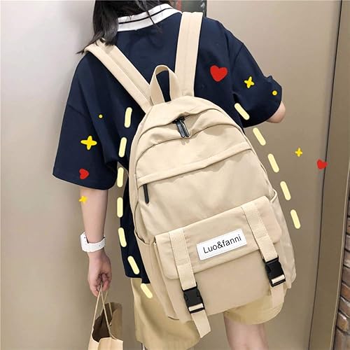 Amazon ファッションランドセル女子高校生大学生バックパック大容量中学校ダブルショルダーバッグ 柴キ Lanxizhu レディース