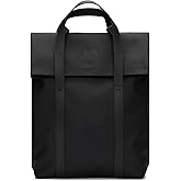 RAINS 2 Way Tote Backpack, Unisex for Men and Women, Black – Fits 16″ Laptop, Waterproof Commuter Backpack