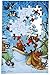 Bird Feeder Snowman 60 Piece Sequenced Jigsaw Puzzle for Dementia and Alzheimer's