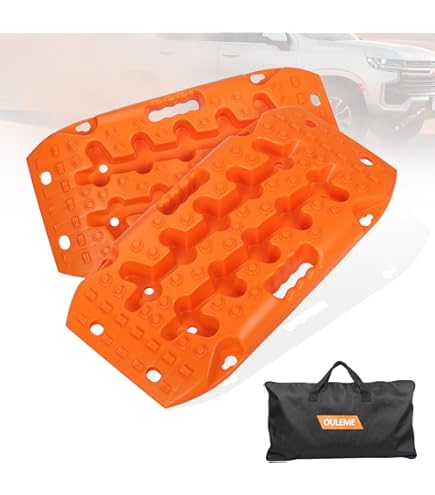 thumbnail image 2 of BIG RED Torin 27-Inch Off-Road Traction Boards / Recovery Tracks (Red) - For Mud, Snow, Sand - 10 Ton Capacity 2 of 9