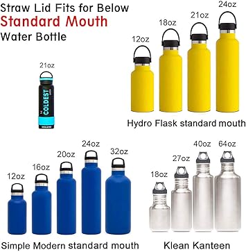 hydro flask standard mouth straw cap