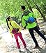 CRAZY ANTS Multifunctional Waterproof Waist Pack with Water Bottle Holder Sports Waist Bag Backpack for Running Hiking Cycling Climbing Camping Travel,red
