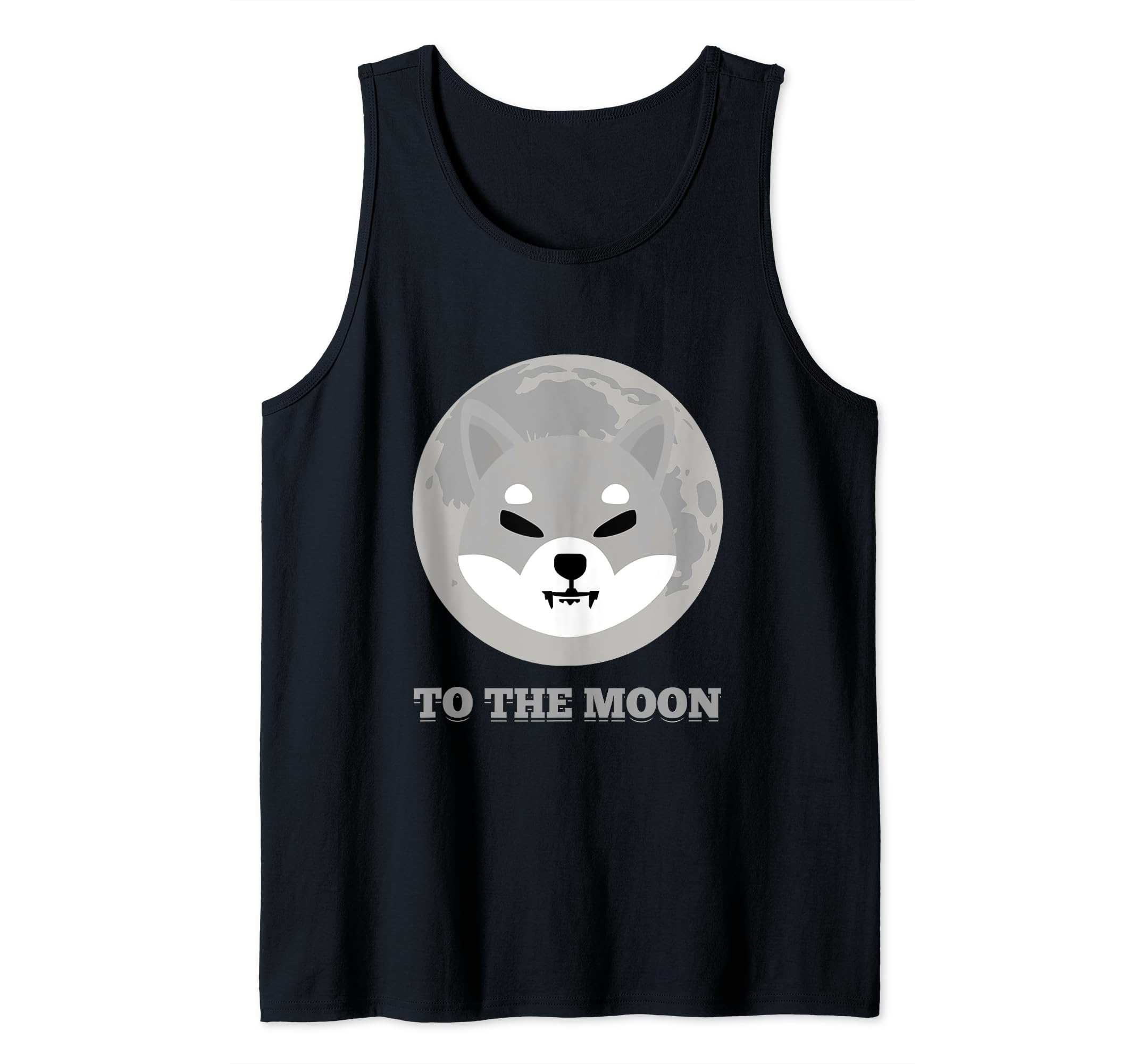 Shiba Inu To The Moon Funny Blockchain Crypto Currency HODL Tank Top