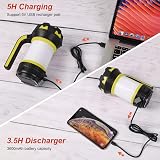 flintronic Rechargeable Camping Lantern 1000 Lumen 6 Modes 3600mAh Power Bank view 4