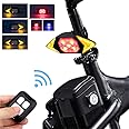 VASTFIRE Bike Tail Light with Turn Signals Wireless Remote Control Red Rear Light USB Rechargeable Cycling Back Light fit Mou
