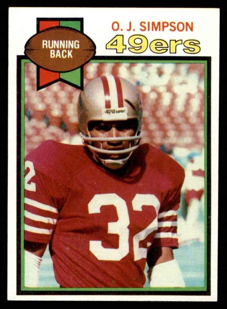 Amazon Com 1979 Topps 170 O J Simpson San Francisco 49ers Football Card Nm Mt 49ers Collectibles Fine Art