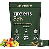 TOGOLIUN Greens Gummies with Chlorella & Spirulina – Daily Gummies, 224 Gummies