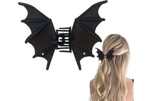 Metal Hair Claw for Women Girls, Bat Hand Claw Clip, Bat Wing Thick Hair Clamp, Gothic Barrettes Claws, Holiday Cosplay Masqu