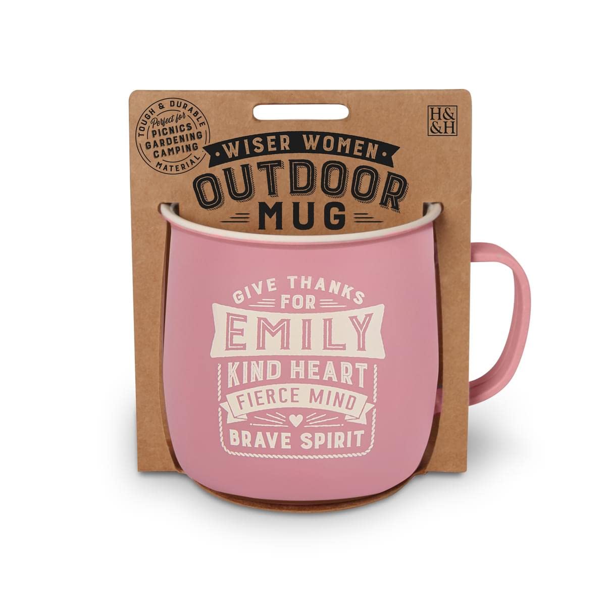 History & Heraldry Personalised Outdoor Mug (Emily)